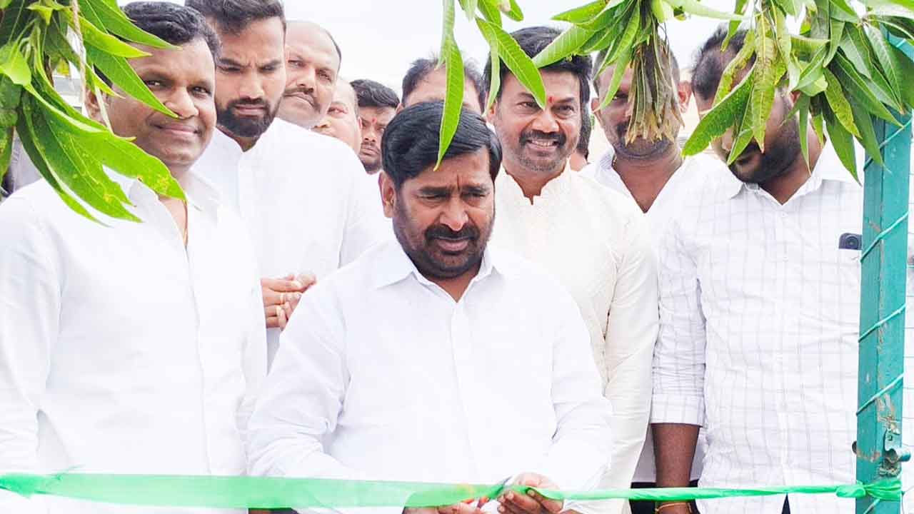 MLA Jagadish Reddy | ఇంటర్నేషనల్ క్రికెట్ అకాడమీని ప్రారంభించిన : ఎమ్మెల్యే జగదీష్ రెడ్డి