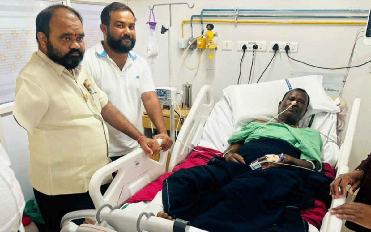 Nalgonda : బుర్ర సుధాకర్కు మాజీ ఎమ్మెల్యే కంచర్ల పరామర్శ