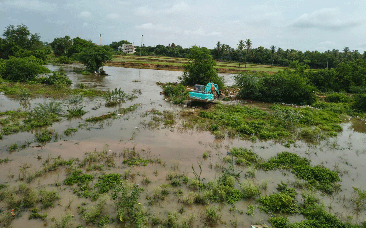 Kodada : కుంభవృష్టితో కోదాడ పట్టణ ప్రజలు అత‌లాకుత‌లం