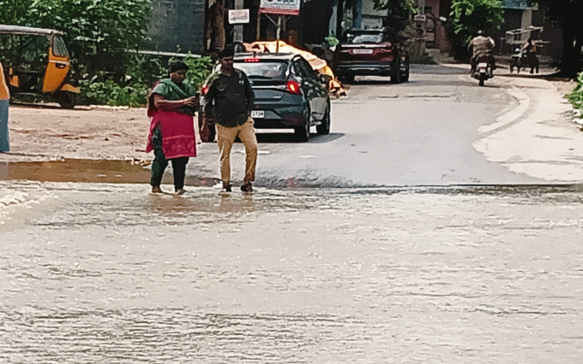 Kodada : కుంభవృష్టితో కోదాడ పట్టణ ప్రజలు అత‌లాకుత‌లం