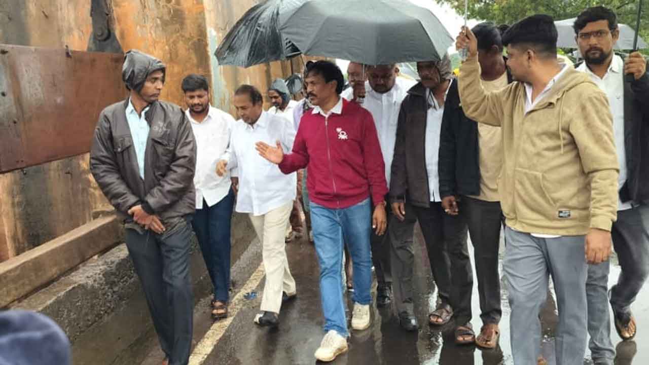 Naringa project | నారింజ ప్రాజెక్టును పరిశీలించిన ఎమ్మెల్యే కొనింటి మాణిక్‌రావు