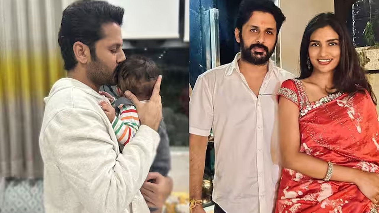 Nithin | నితిన్ తన కొడుక్కి భలే వెరైటీ పేరు పెట్టాడుగా.. నెటిజన్స్ క్రేజీ కామెంట్స్