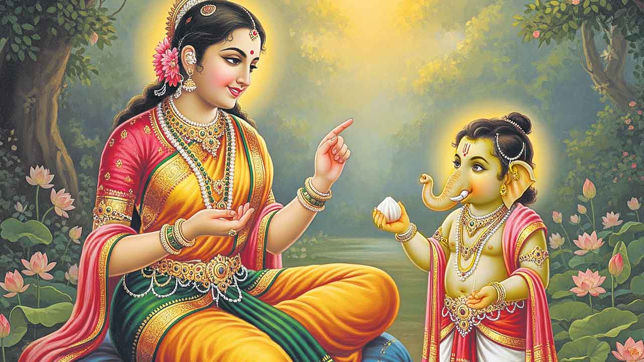 Vinayaka Chavithi | పార్వతి దిద్దిన గణపతి!