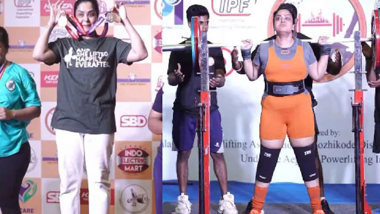 Pragathi | 50 ఏళ్ల వ‌య‌స్సులో అద‌ర‌గొట్టిన ప్ర‌గ‌తి.. ప‌వర్ లిఫ్టింగ్‌లో ఏకంగా గోల్డ్ మెడ‌ల్