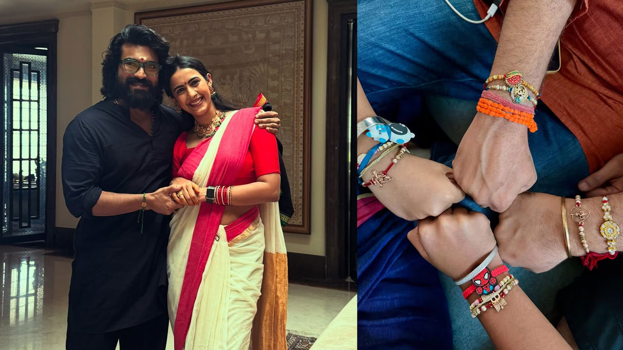 Rakhi Celebrations | సెల‌బ్రిటీల రాఖీ సెల‌బ్రేష‌న్స్.. నిహారిక‌తో రాఖీ క‌ట్టించుకున్న రామ్ చ‌ర‌ణ్‌