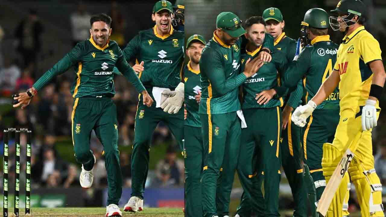 SA vs AUS | ఛాంపియన్‌కు షాకిచ్చిన మహరాజ్.. రికార్డు విజయంతో సఫారీల బోణీ..!