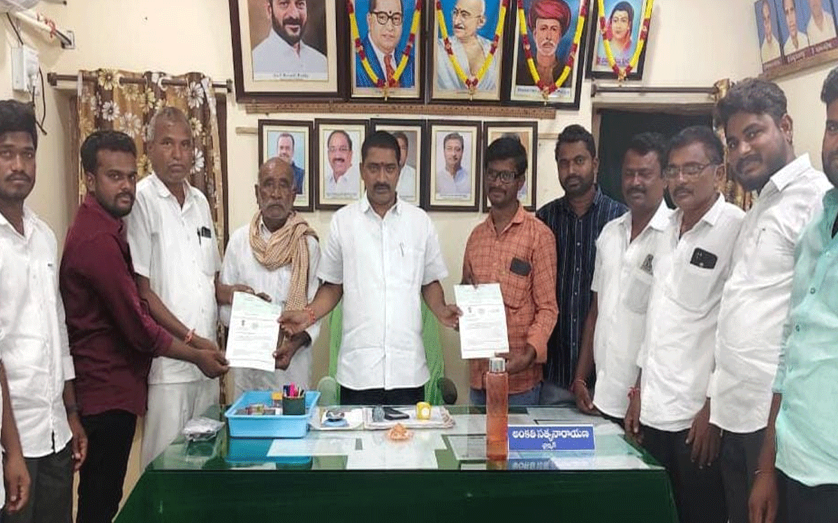 Nidamanoor : నిరుపేద‌ల‌కు భ‌రోసా సీఎంఆర్ఎఫ్ : అంకతి సత్యం