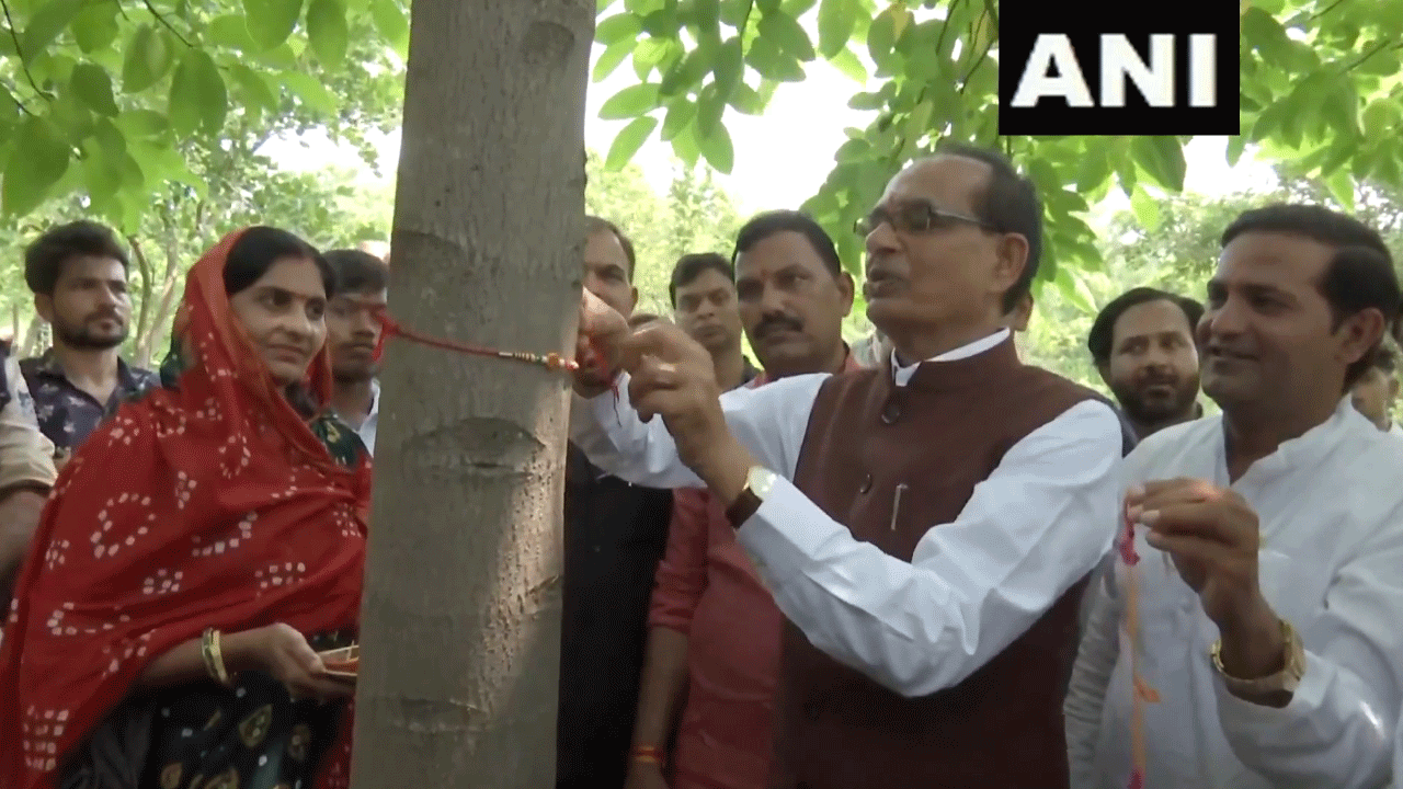 Shivraj Singh Chouhan: చెట్టుకు రాఖీ క‌ట్టిన కేంద్ర మంత్రి శివ‌రాజ్‌.. వీడియో