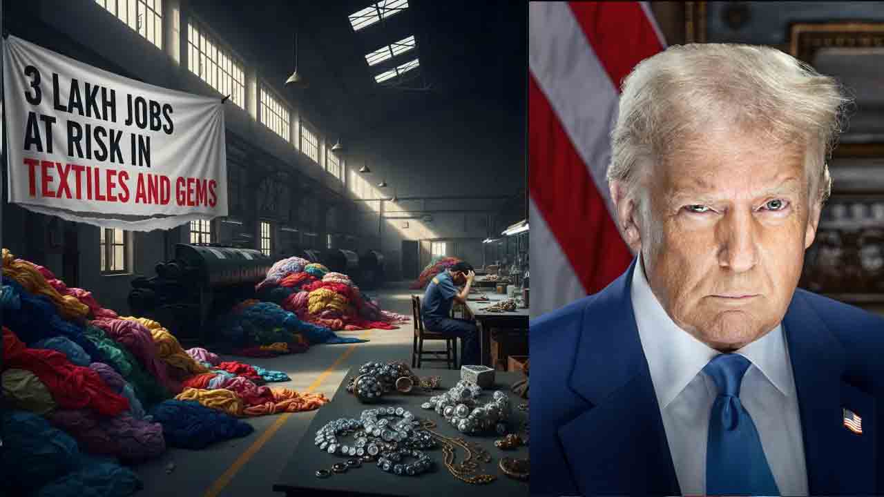 Trump Tariffs | రిస్క్‌లో 3 లక్షల ఉద్యోగాలు.. భారతీయ ఎగుమతులపై అమెరికా సుంకాల ప్రభావం