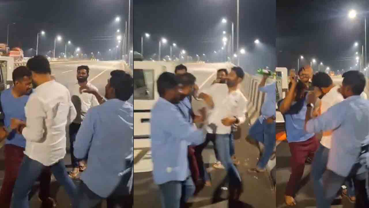 MLA Gaddam Vinod | మద్యం మత్తులో జాతీయ రహదారిపై ఎమ్మెల్యే వినోద్‌ అనుచరులు, పీఏల హల్‌చల్‌.. వీడియో