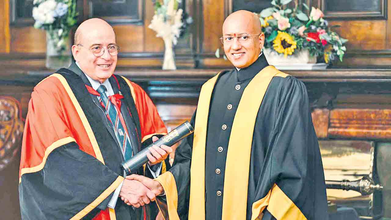 రఘురామ్‌ పిల్లరిశెట్టికి అరుదైన గౌరవం