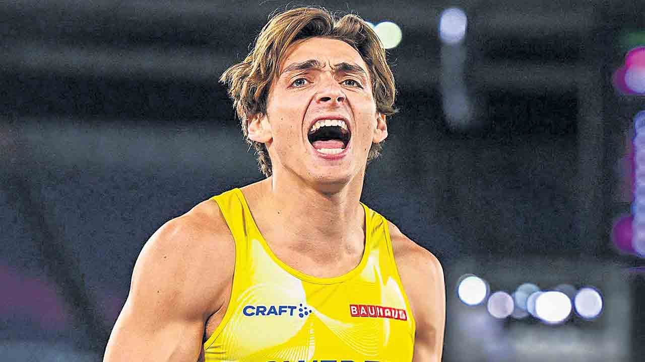 డుప్లాంటిస్‌ 14వ సారి.. పోల్‌వాల్ట్‌లో ప్రపంచ రికార్డు