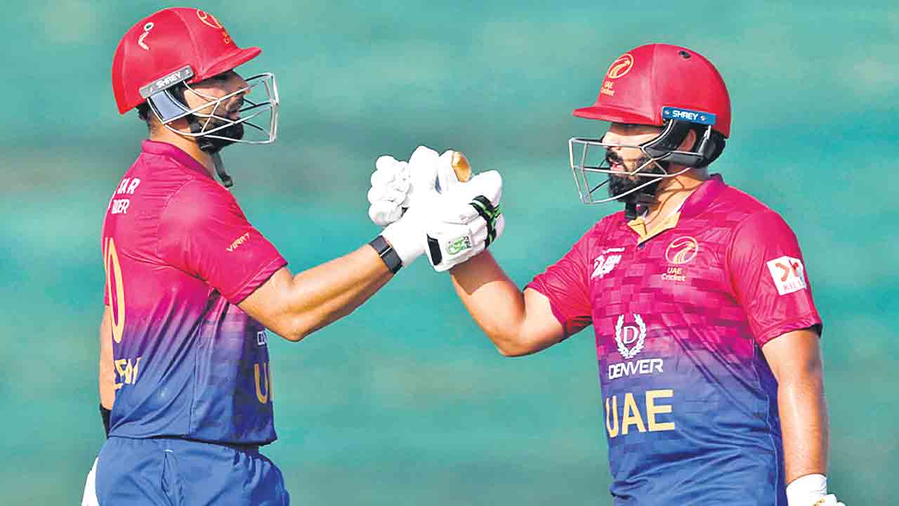 యూఏఈకి తొలి విజయం.. ఒమన్‌పై గెలుపు