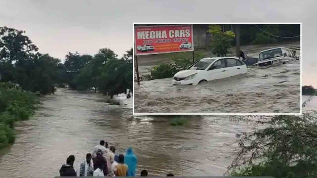 ఎడతెరిపి లేని వాన.. జలమయమైన లోతట్టు ప్రాంతాలు