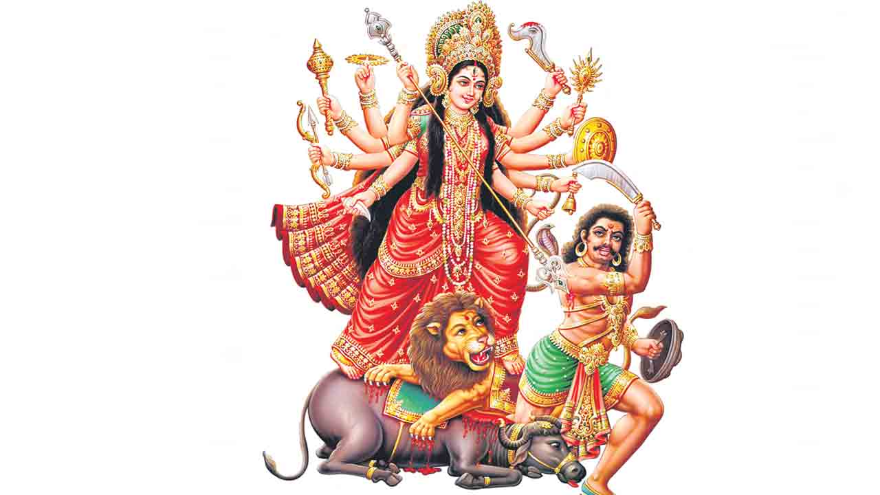 నేటి అలంకారం.. శ్రీ దుర్గాదేవి