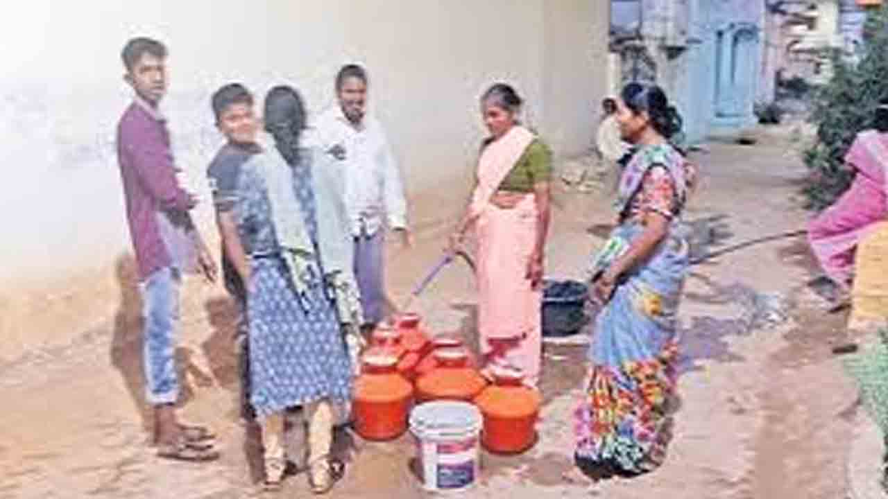 సీఎం ఇలాకాలో నిలిచిన తాగునీటి సరఫరా