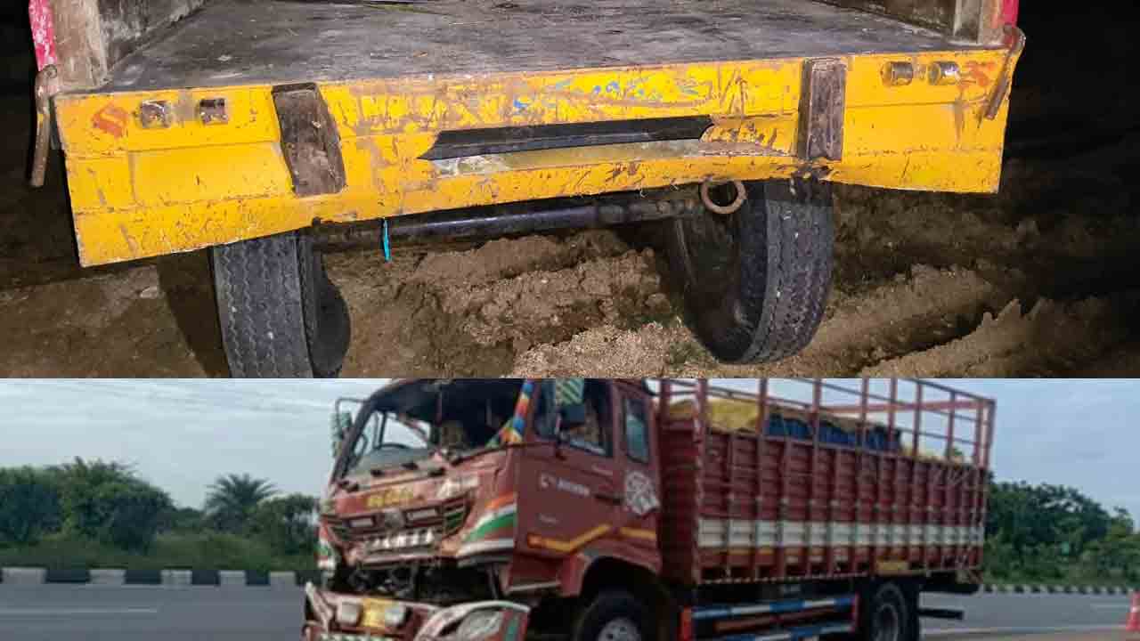 ట్రాక్టర్ను ఢీకొట్టిన డీసీఎం