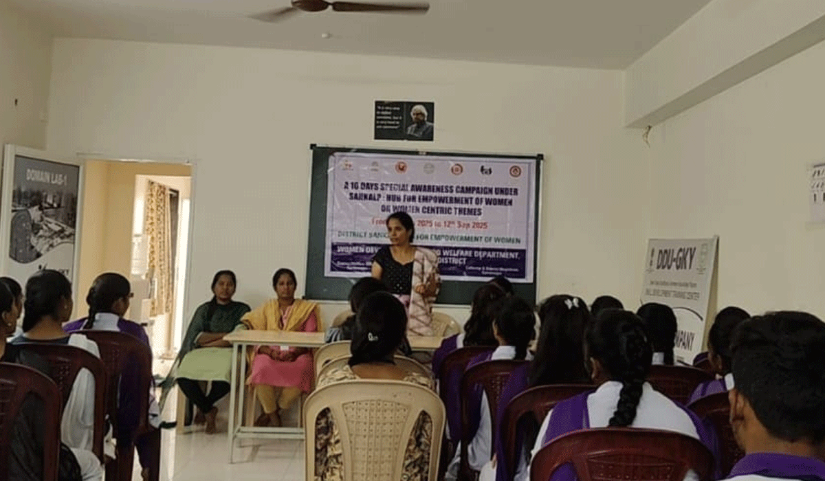 health and hygiene | ఆరోగ్యం, పరిశుభ్రతకు మహిళలు ప్రాధాన్యతనివ్వాలి.. డీడబ్ల్యుఈసీవో శ్రీలత