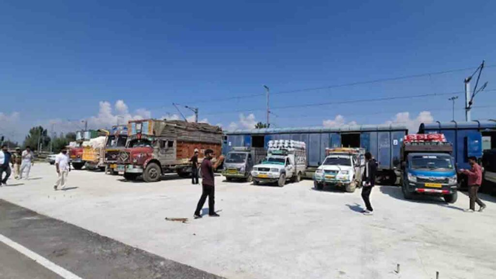 1st Freight Train To Kashmi