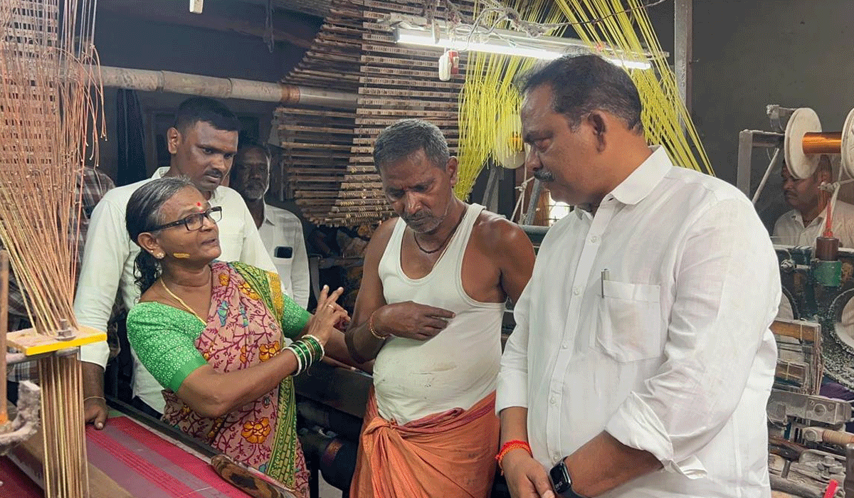 Sunke Ravishankar | కేసీఆర్ పాలనలో చేనేత మిత్ర, నేతన్నకు చేయూత, చేనేత బీమా పథకాలు.. మాజీ ఎమ్మెల్యే సుంకె రవిశంకర్‌