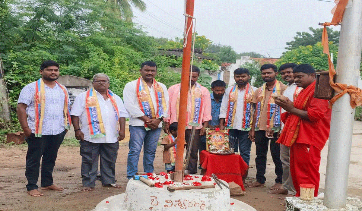 Vishwakarma Jayanti | కాల్వశ్రీరాంపూర్‌లో విశ్వకర్మ జయంతి వేడుకలు