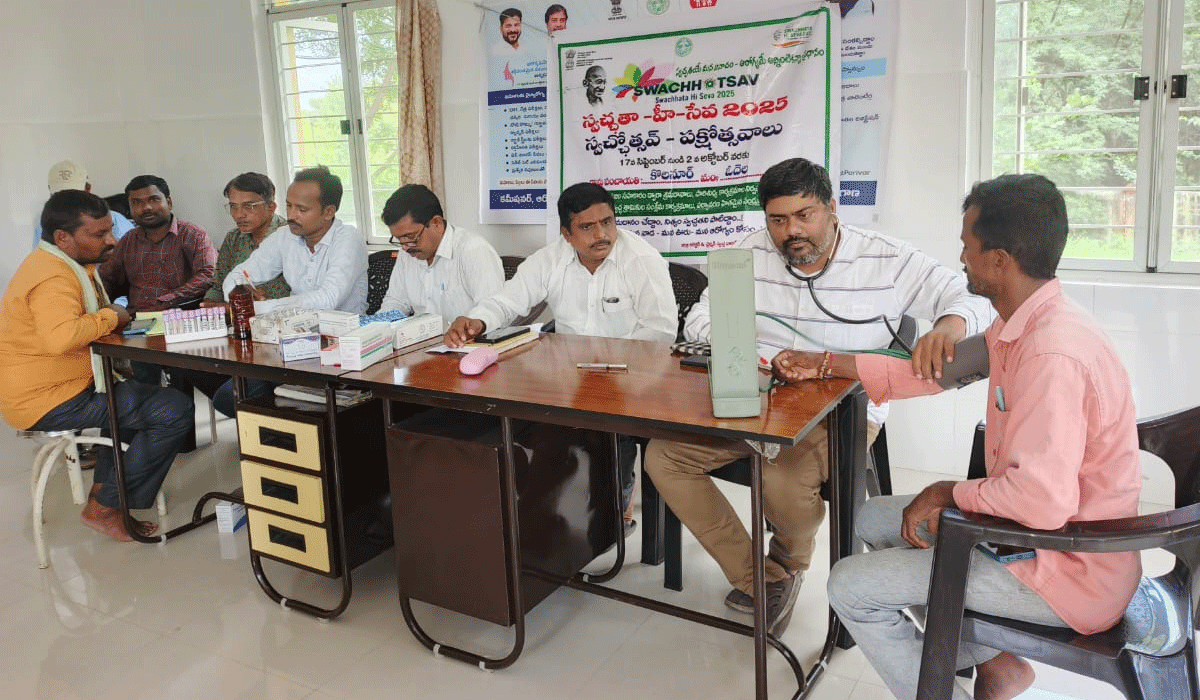 Medical examinations | గ్రామపంచాయతీ మల్టీ పర్పస్ వర్కర్స్కు వైద్య పరీక్షలు