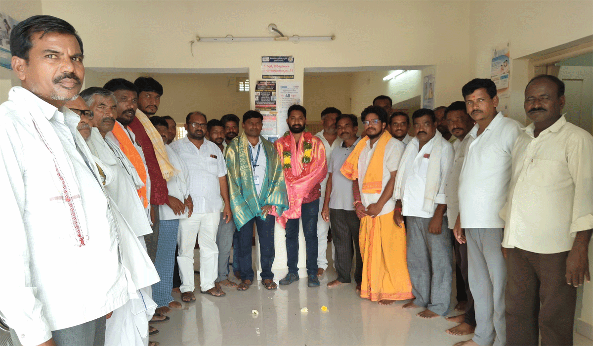 Portugal | పొతంగల్‌లో బదిలీపై వెళ్తున్న బ్యాంక్ అధికారికి సన్మానం