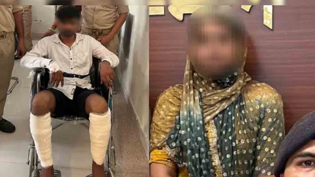 Acid Attack on Teacher | టీచర్‌పై యాసిడ్‌ దాడి చేసిన వ్యక్తికి ఎన్‌కౌంటర్‌లో   గాయాలు.. అతడ్ని ఉసిగొల్పిన మహిళ అరెస్ట్‌