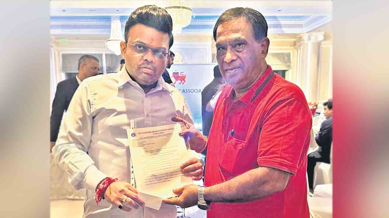 టీడీసీఏకు గుర్తింపు ఇవ్వండి.. బీసీసీఐకి అధ్యక్షుడు వెంకటేశ్వర్రెడ్డి వినతి