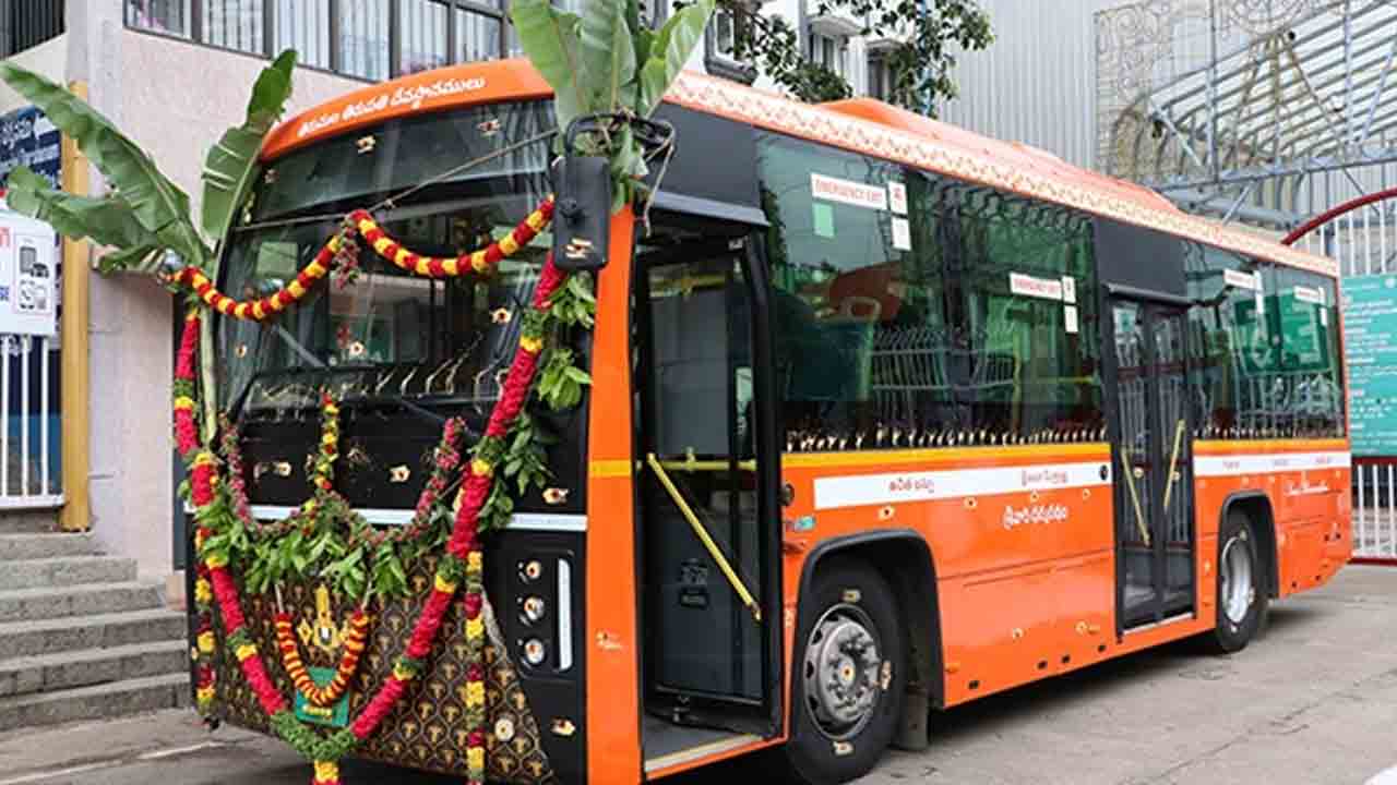 TTD | టీటీడీకి విద్యుత్ బస్సు విరాళం