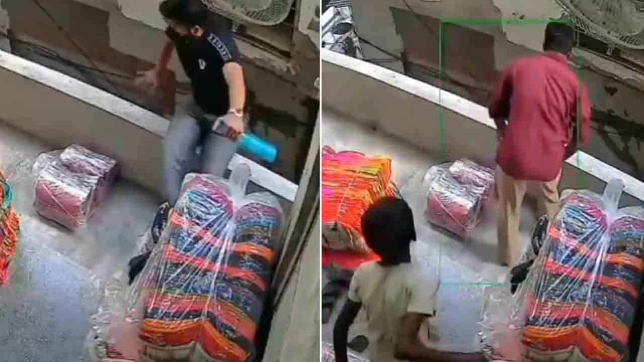 Watch: బిల్డింగ్‌ మూడో అంతస్తు నుంచి కింద పడిన వ్యాపారవేత్త.. వీడియో వైరల్‌