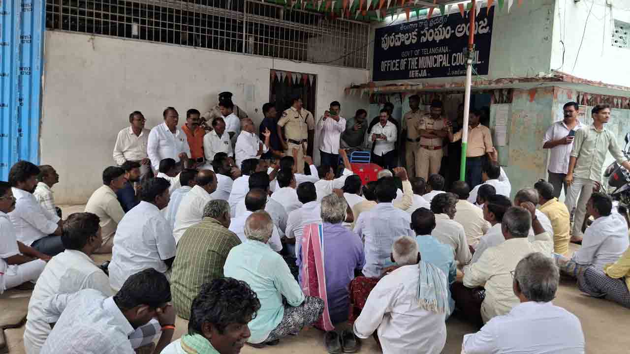 అయిజలో ఉద్రిక్తత