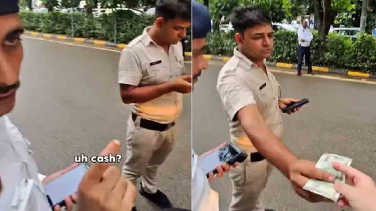 Cops Suspended | జపాన్ టూరిస్ట్‌ నుంచి లంచం తీసుకున్న పోలీసులు.. వీడియో వైరల్‌తో   సస్పెండ్‌