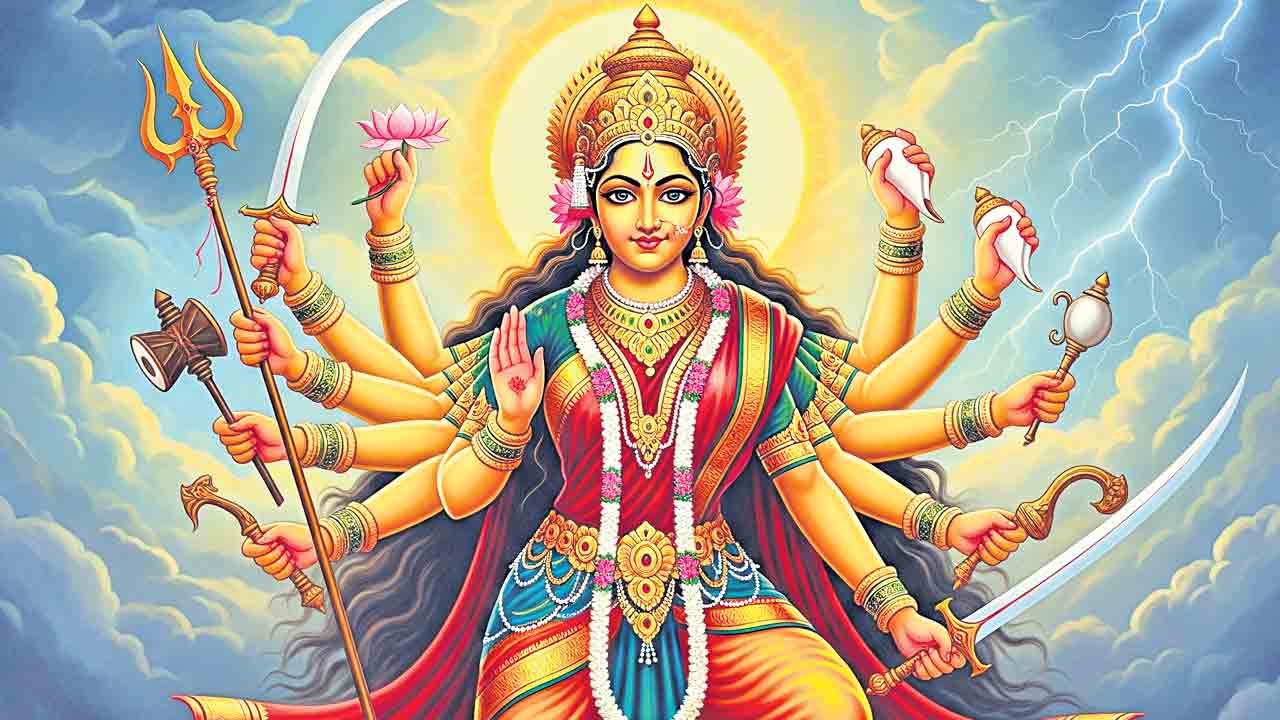 శక్తి మహత్తు తెలిపే శరత్తు