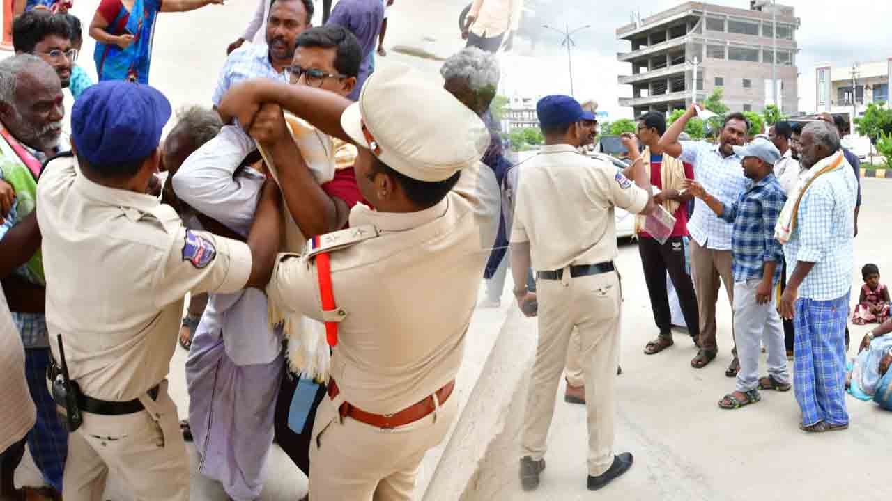 భూములు ఆక్రమించారని..