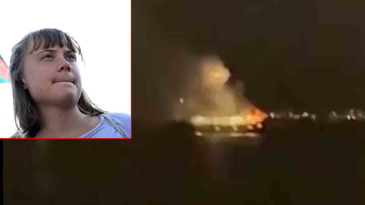 Greta Thunberg | పర్యావరణ ఉద్యమకారిణి గ్రెటా థన్‌బర్గ్‌ ప్రయాణిస్తున్న సహాయ నౌకపై డ్రోన్‌ దాడి