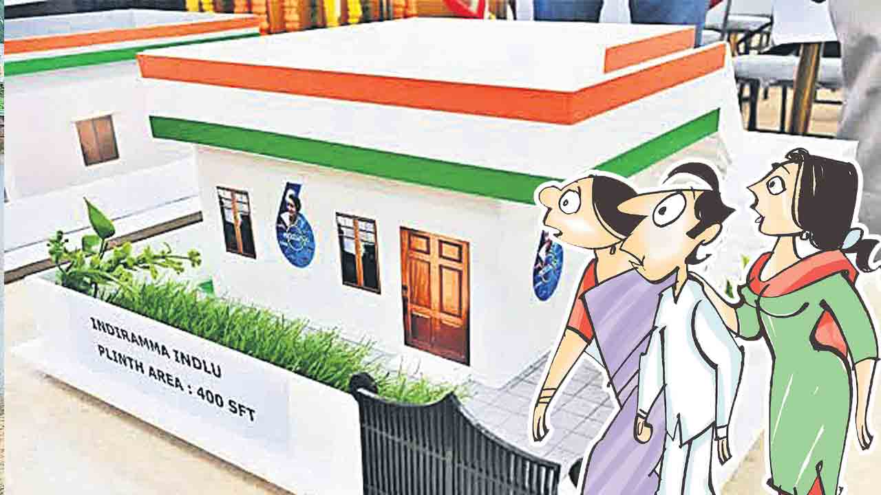 కరీంనగర్‌లో సర్వేలకే పరిమతిమైన ఇందిరమ్మ ఇండ్లు!