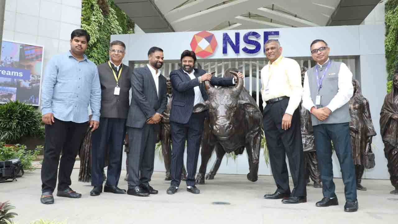 Nandamuri Balakrishna | తొలి దక్షిణాది నటుడిగా.. NSE వద్ద నందమూరి బాలకృష్ణ సందడి