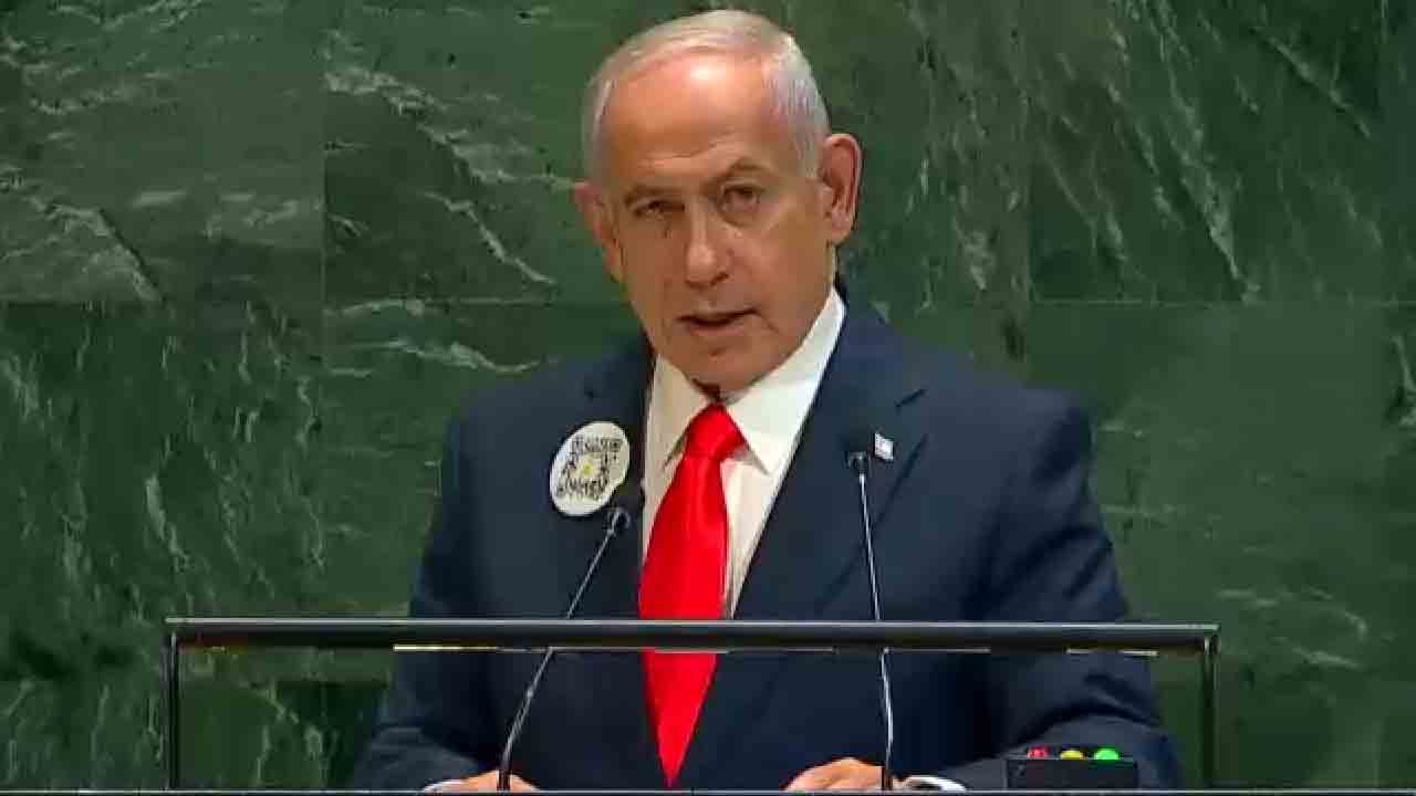 హమాస్‌ పని పట్టాల్సిందే.. ఐక్యరాజ్యసమితిలో నెతన్యాహు