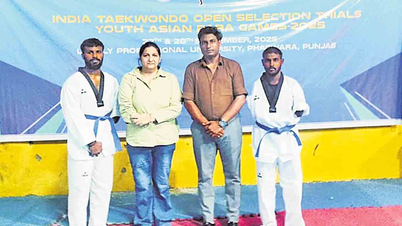 తెలంగాణ పారా తైక్వాండో అథ్లెట్ల మెరుపులు