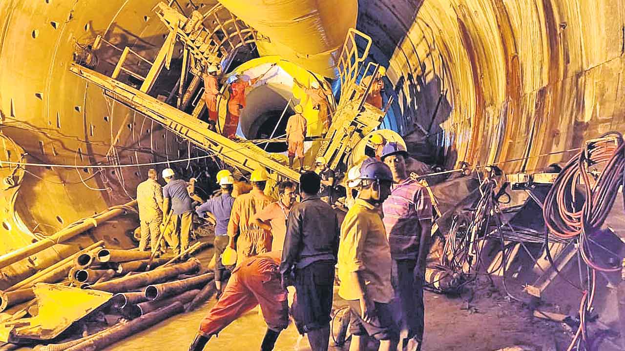 ఎస్‌ఎల్‌బీసీ పనులకు సవాలక్ష సవాళ్లు!