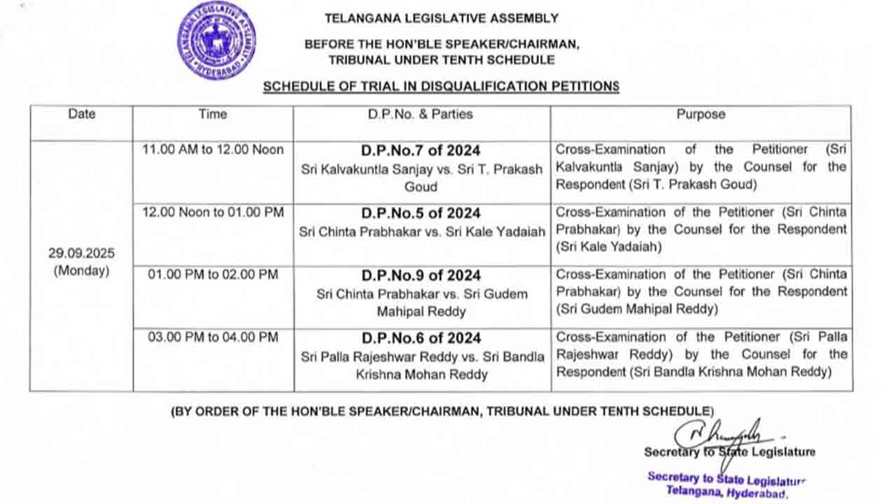 Schedule 1