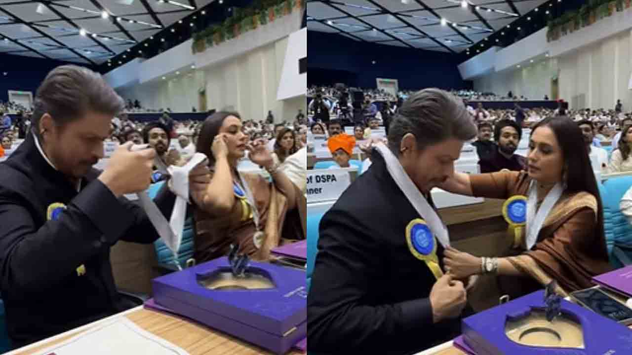 Rani Helps Shah Rukh | రాణి సాయం తీసుకున్న షారుఖ్‌.. వీడియో వైర‌ల్