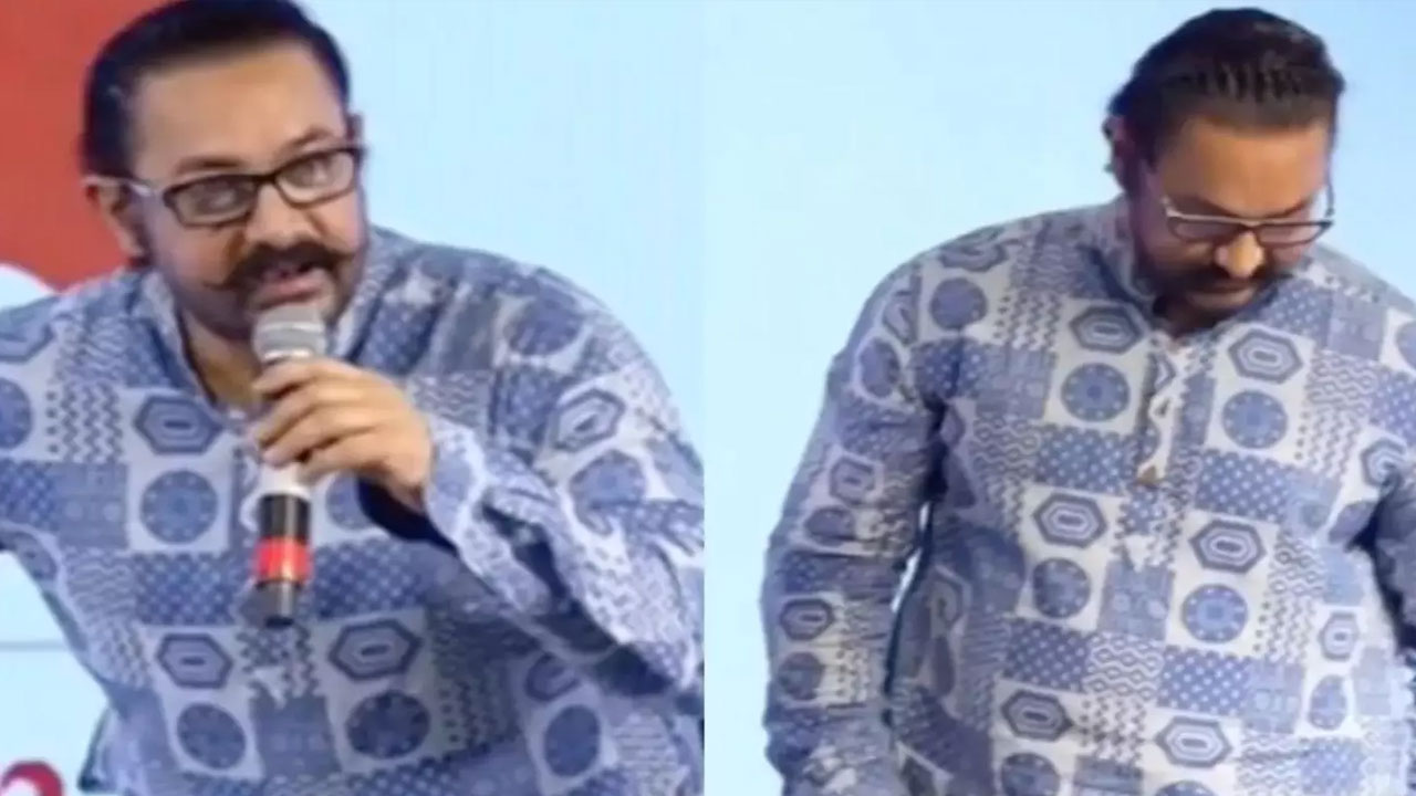 Aamir Khan | అమీర్ ఖాన్ ఏంటి ఇలా అయిపోయాడు.. గుర్తు ప‌ట్ట‌లేన‌ట్టు మారిపోయాడుగా..!