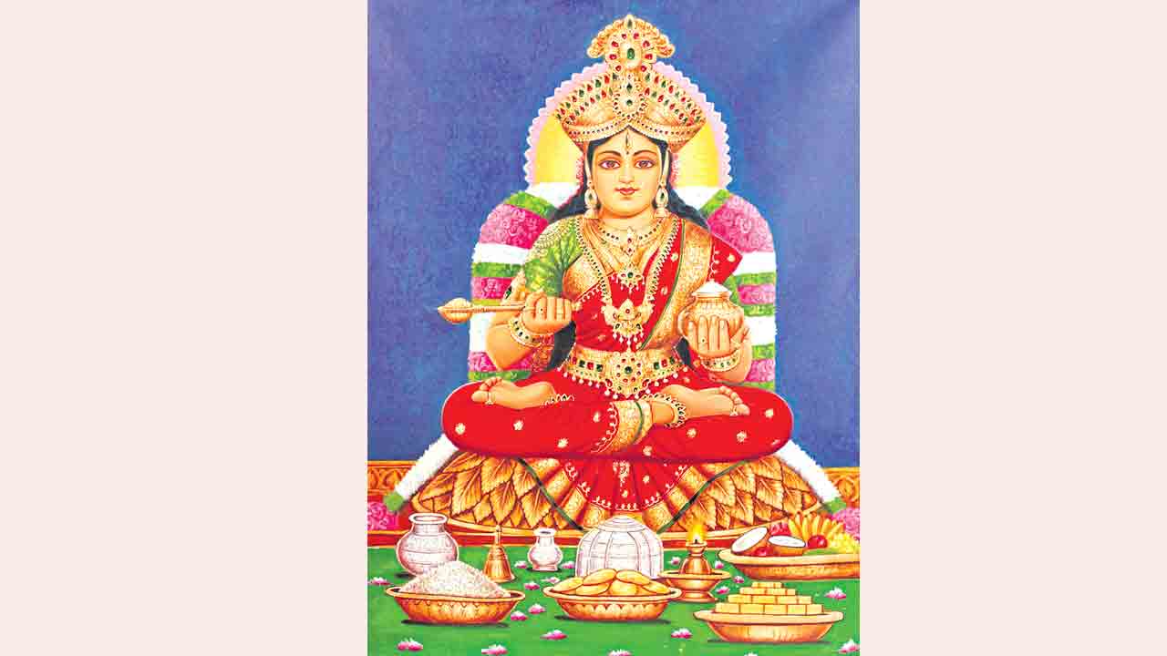 నేటి అలంకారం – అన్నపూర్ణాదేవి