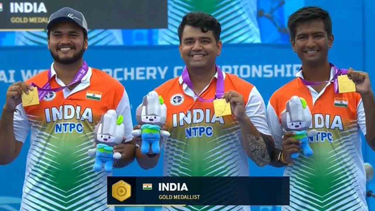 World Championships | కాంపౌండ్ విభాగంలో తొలి స్వర్ణం.. చరిత్ర సృష్టించిన భారత ఆర్చర్లు