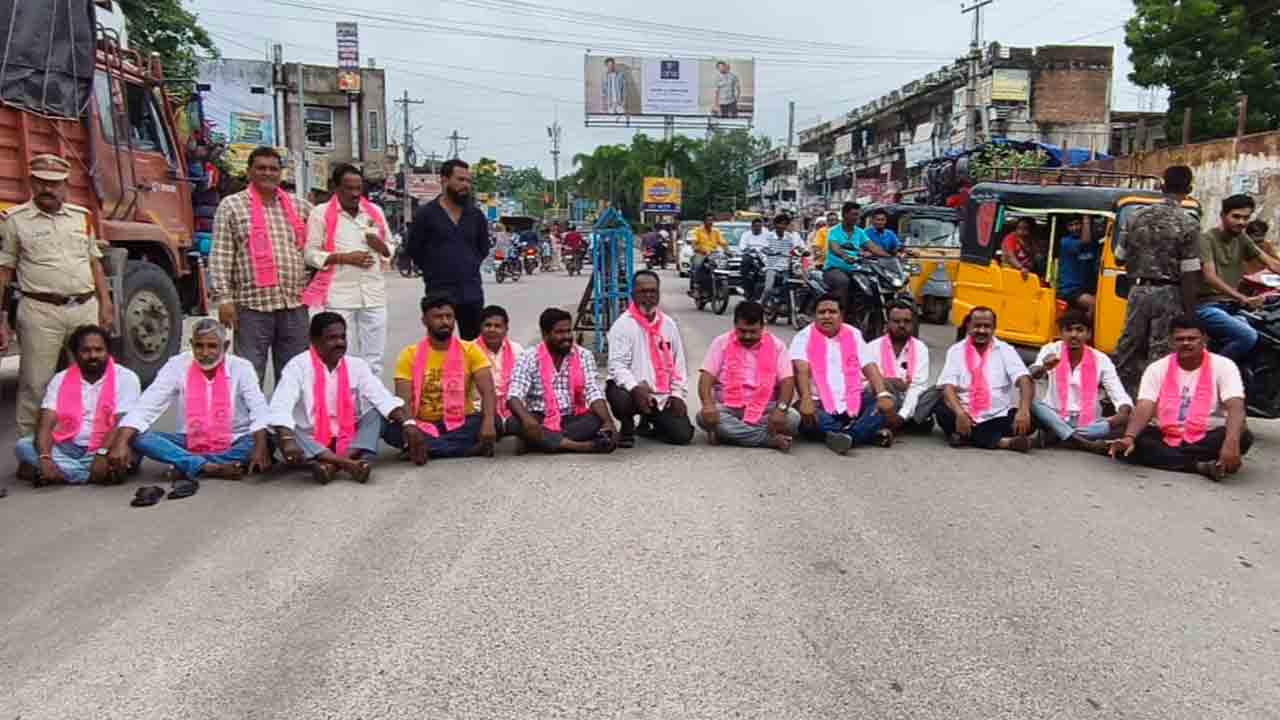 Armur | కాంగ్రెస్‌కు వ్యతిరేకంగా ఆర్మూర్‌లో బీఆర్‌ఎస్‌ శ్రేణుల నిరసన