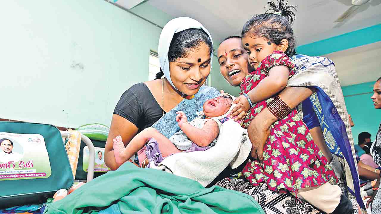 కేసీఆర్‌ పాలన.. శిశువులకు రక్షణ