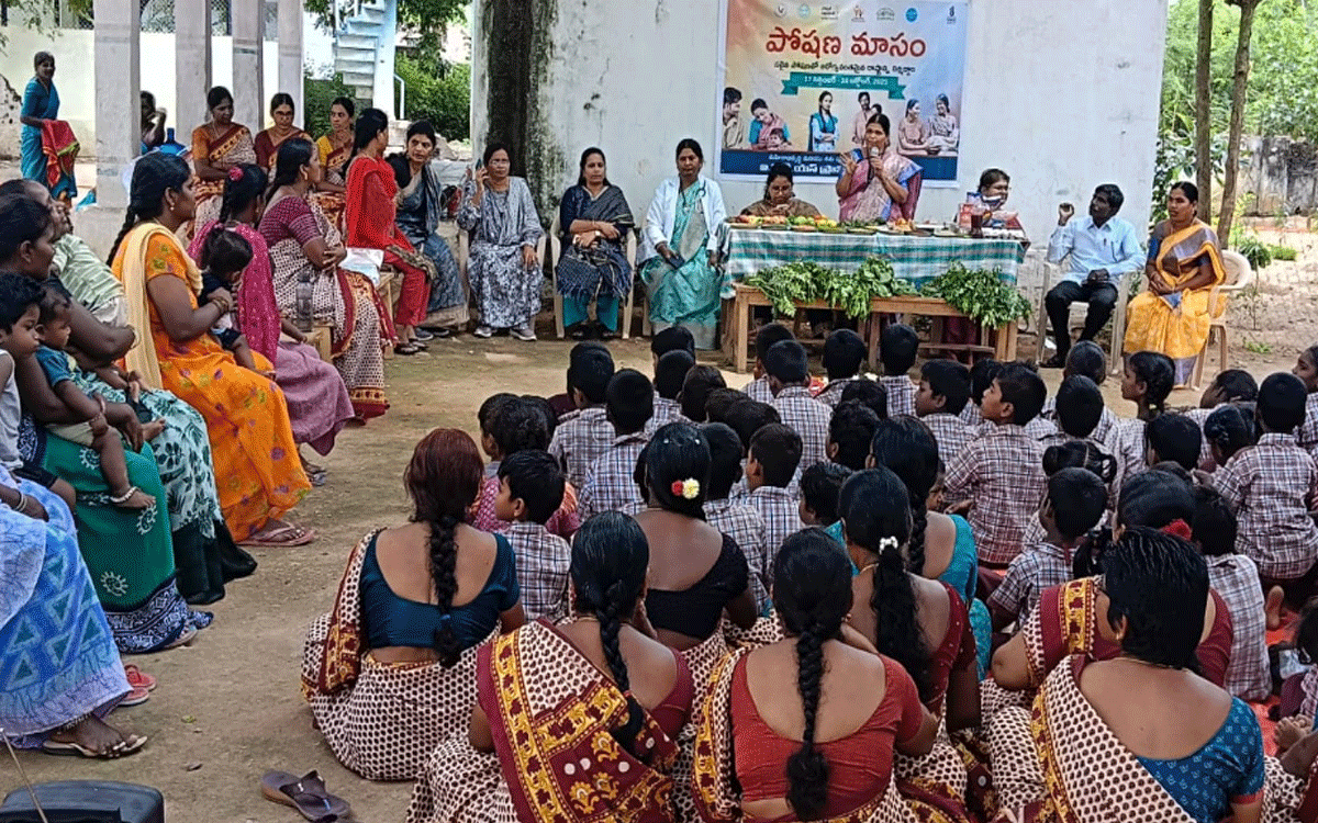Devarakonda Rural : పోష‌కాహారంపై పిల్ల‌లు, గ‌ర్భిణుల‌కు అవ‌గాహ‌న‌