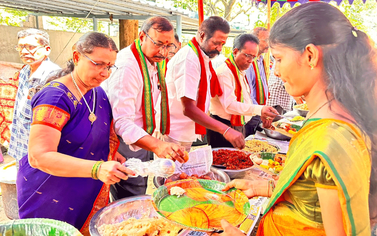 Ramavaram : ఐక్య‌త‌, ప్రేమాభిమానాల‌కు స‌హ‌పంక్తి భోజ‌నాలు దోహదం : సీహెచ్ రామకృష్ణ